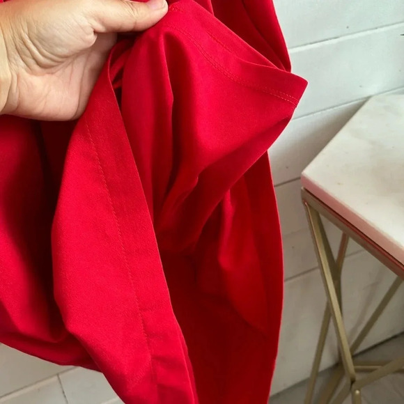 Lulus Zealous Love Red Tie-Front Midi Dress - Picture 12 of 15